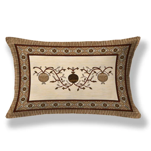 Brown_Cotton_Prosperity_Tree_Double_Bedsheet_With_Pillow_Cover_70X100_Cm
